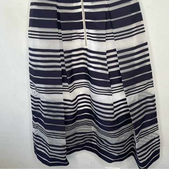 Nicholas Positano Striped Strapless Midi Dress - Picture 8 of 9